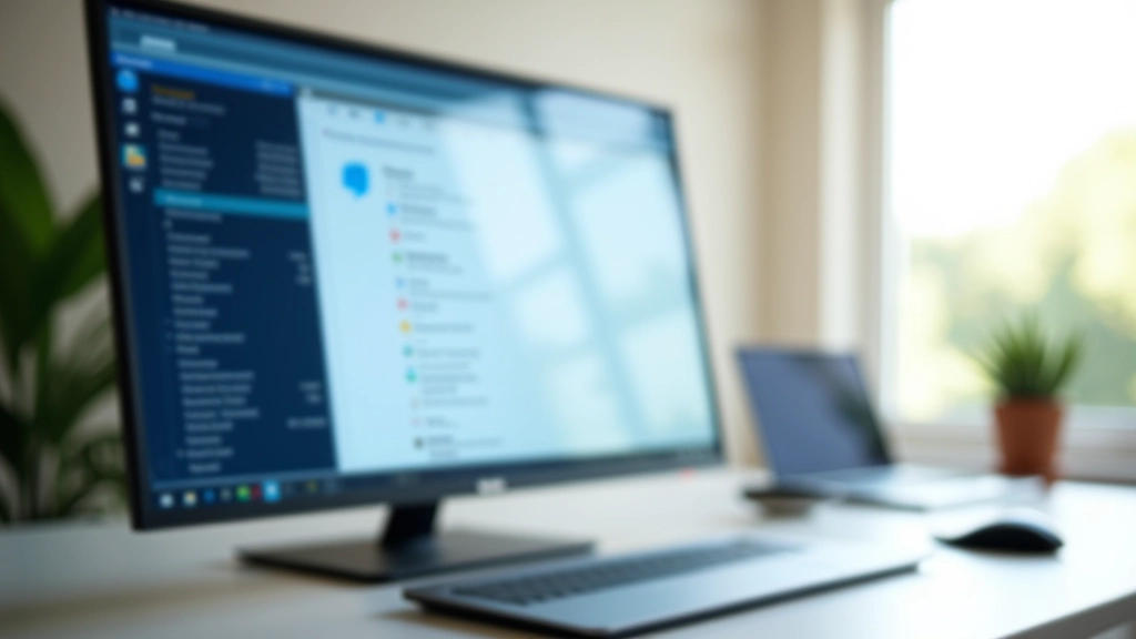 Ambiente de trabalho com programa recém-instalado aberto e funcionando correctamente